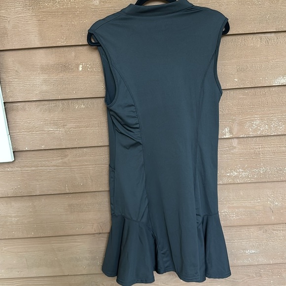 Jack Smith Athletic Black Sleeveless Dress with Pockets zip front size medium - Picture 6 of 6